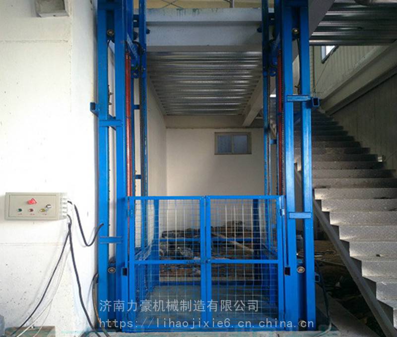 承德升降货梯-5吨电动升降货梯-电动货梯报价-力豪机械